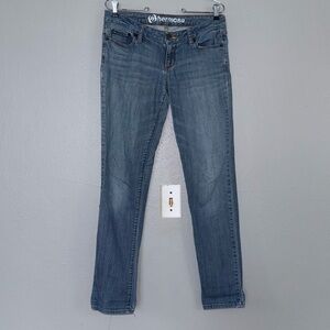 Vintage Bullhead Womens Hermosa Super Skinny Blue Stretch Denim Jeans Size 7 Y2K